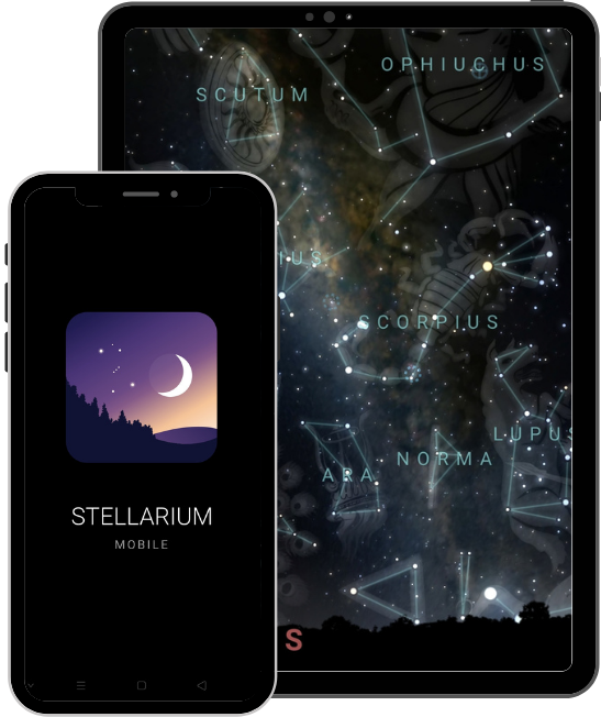 Screenshot stellarium mobile plus app reduced