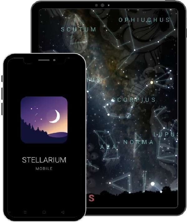 Screenshot stellarium mobile plus app reduced